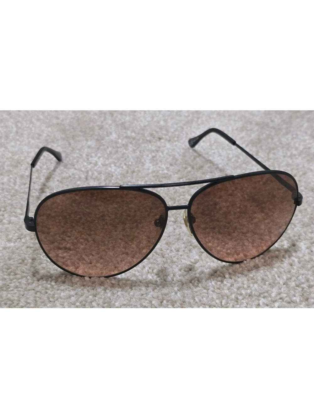 Serengeti Black Frame Sunglasses with Brown Gradient Lenses